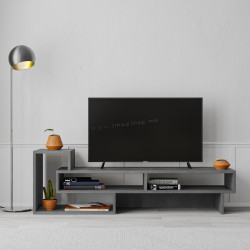 Tumba pentru TV Showdeko Tetra (Retro Grey)