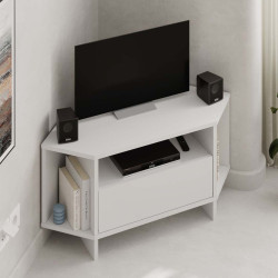 Tumba pentru TV de colt Showdeko Viva (White) Thumb