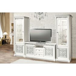 Comoda TV Skay Toskana (White/Silver) Thumb