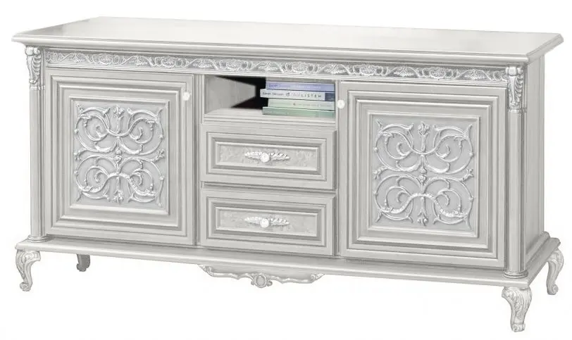 Comoda pentru TV Skay Toskana Lukka 1.90 (White/Silver)