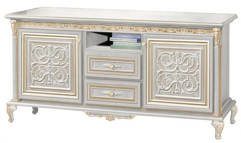 Comoda pentru TV Skay Toskana Lukka 1.90 (White/Gold)