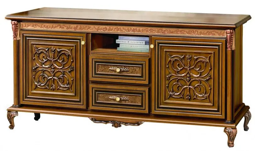 Comoda pentru TV Skay Toskana Lukka 1.90 (Caravaggio Nut/Gold)