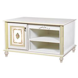 Comoda pentru TV Skay Verona 1.15 White/Gold (cu desen)