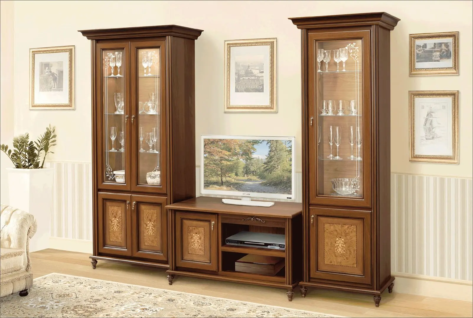 Комод РТВ Skay Верона 1.15 (Орех Караваджо/Корень Ореха) - 5