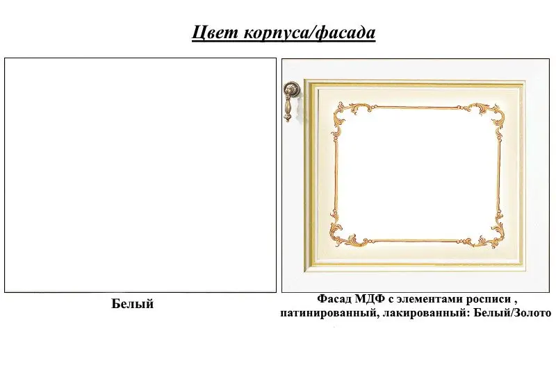 Comoda pentru TV Skay Verona 1.55 White/Gold (fara desen)