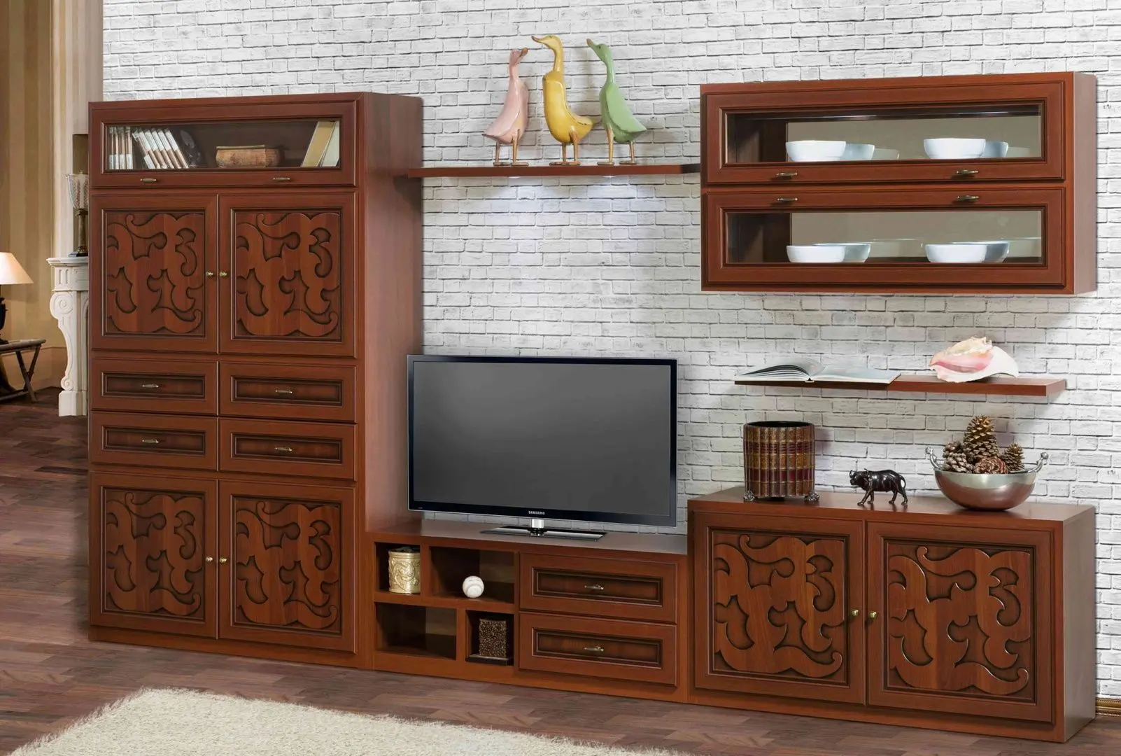 Tumba pentru TV Skay Garda (Caravaggio Nut/Italian Nut) - 2