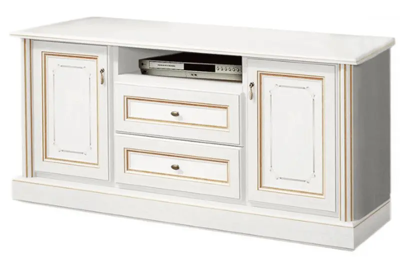 Tumba pentru TV Skay Terra 1.55 (White/Gold)