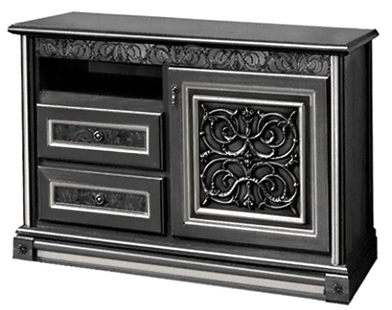 Tumba pentru TV Skay Toscana 1.28 (Gray Tree/Silver)