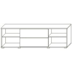 Tumba pentru TV Sokme Gerda 2U2S (Artisan Oak/White) Thumb