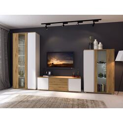 Tumba pentru TV Sokme Gerda 2U2S (Artisan Oak/White) Thumb