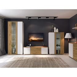 Tumba pentru TV Sokme Gerda 2U2S (Artisan Oak/White) Thumb