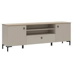 Тумба РТВ Tempo Kondela Domca 2D1S (Taupe Grey/Silverjack Oak)