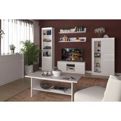 Tumba pentru TV Tempo Kondela Erodin 2D/125 (White) Thumb