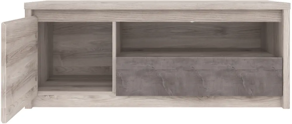 Tumba pentru TV Tempo Kondela Jesi New 1D1S (Nairobi Chestnut/Onyx) - 3
