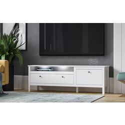 Tumba pentru TV Tempo Kondela Ollje 1S1K/160 (White)