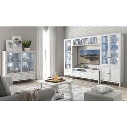 Tumba pentru TV Tempo Kondela Ollje 1S1K/160 (White) Thumb