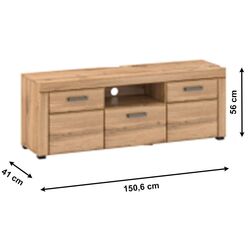 Тумба РТВ Tempo Kondela Pusan B (Appalachian Oak) Thumb