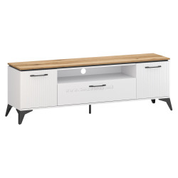 Тумба РТВ Tempo Kondela Velis 2D1S/170 (White/Evoke Oak)