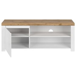 Тумба РТВ Tempo Kondela Vilgo 1D 160 (White Gloss/Wotan Oak) Thumb
