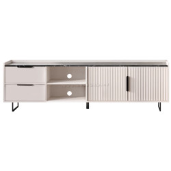 Тумба Tempo Kondela Fresio RTV2D2S (Cashmere/Dark Marble)