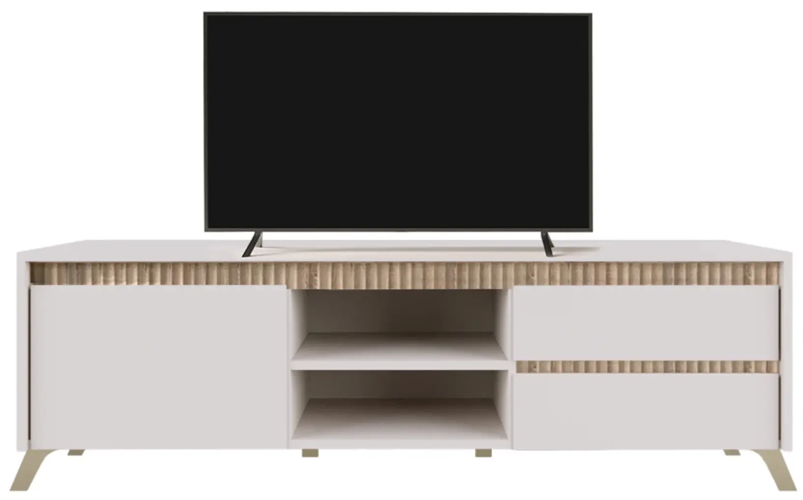 Тумба Tempo Kondela Longy RTV1K2So (Cashmere/Sonoma Oak) - 4