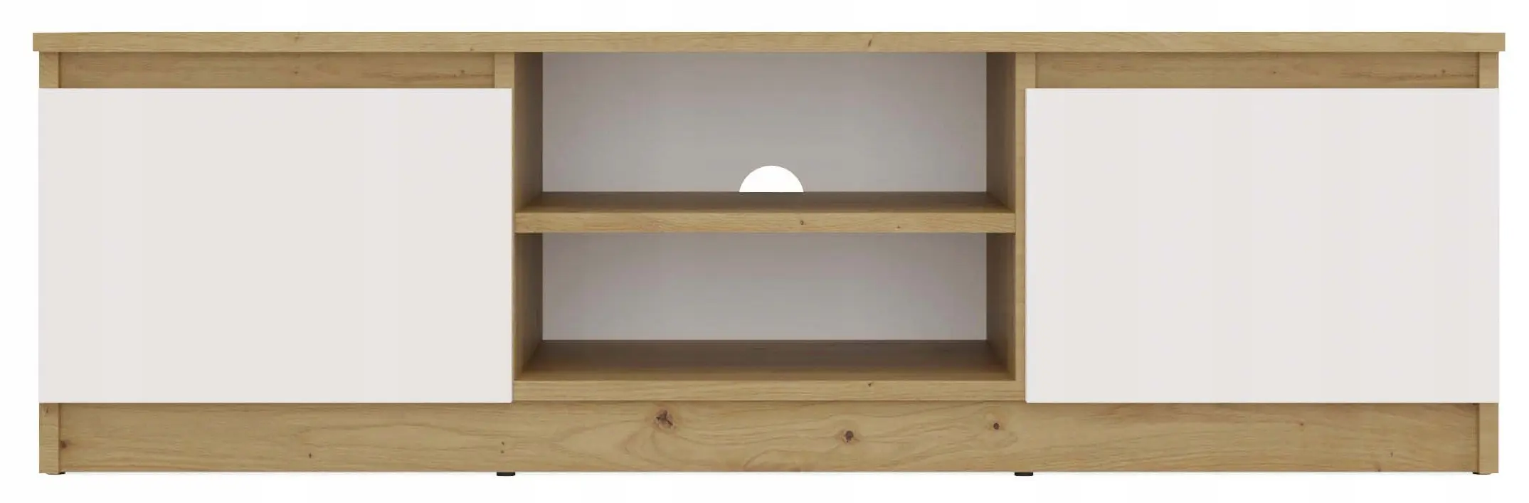 Tumba pentru TV TopEshop Malwa 120 (Artisan Oak/White) - 3