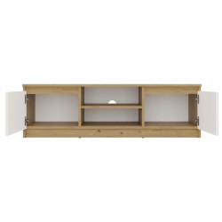 Tumba pentru TV TopEshop Malwa 120 (Artisan Oak/White) Thumb