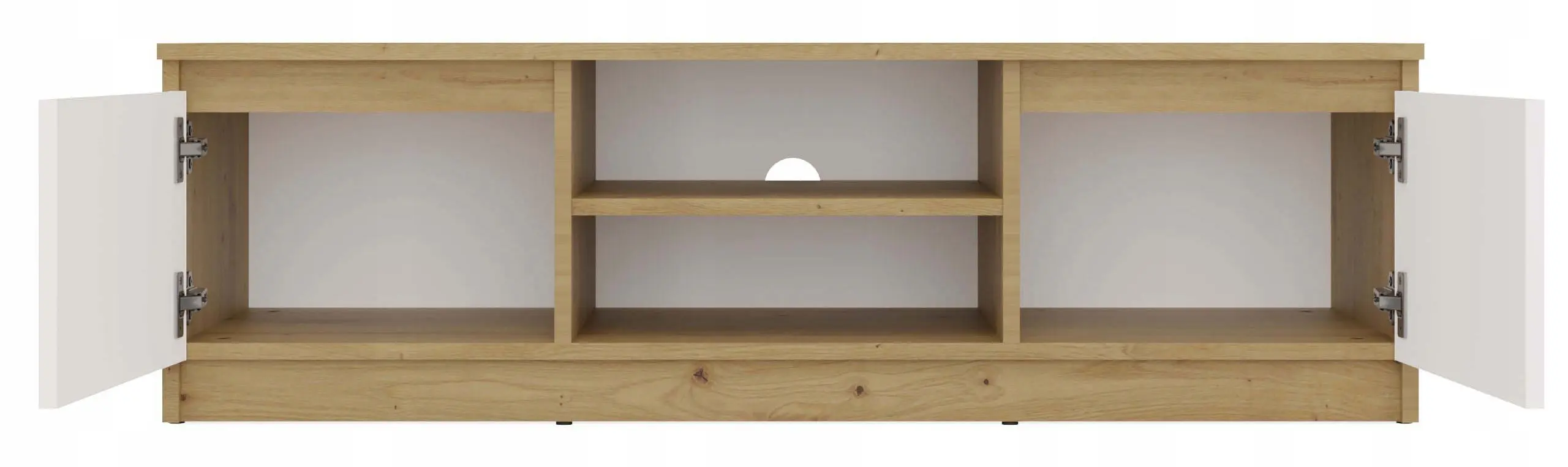Tumba pentru TV TopEshop Malwa 120 (Artisan Oak/White) - 4