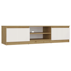 Tumba pentru TV TopEshop Malwa 140 (Artisan Oak/White) Thumb