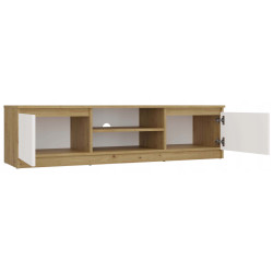 Tumba pentru TV TopEshop Malwa 140 (Artisan Oak/White) Thumb