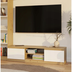Тумба РТВ TopEshop Malwa 140 (Artisan Oak/White)