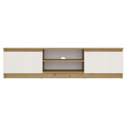 Tumba pentru TV TopEshop Malwa 140 (Artisan Oak/White) Thumb