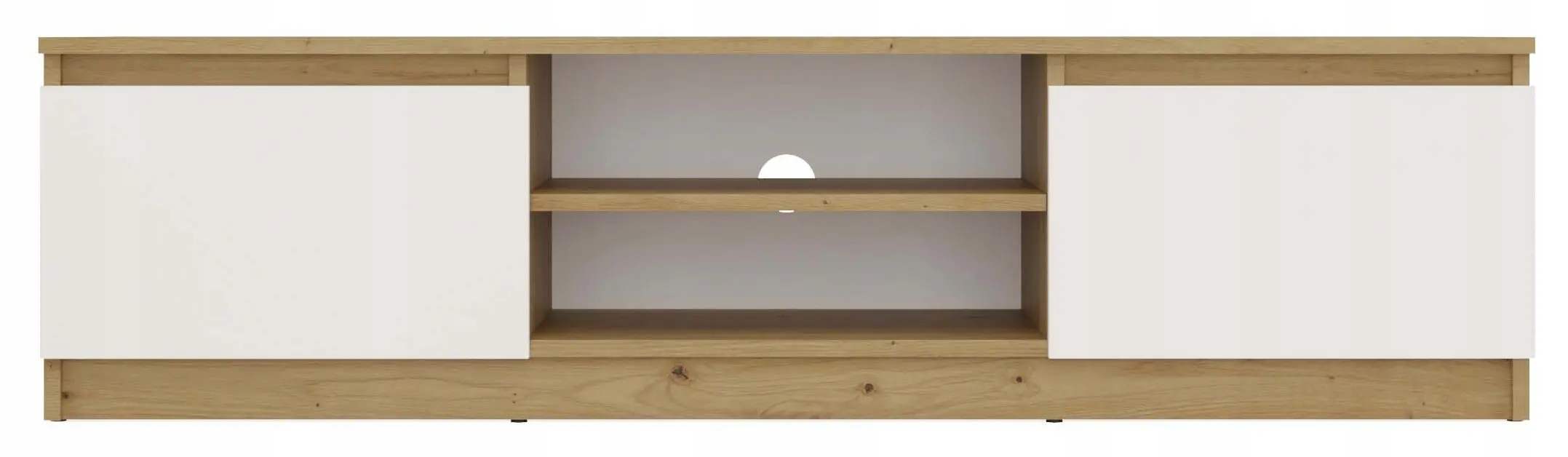 Tumba pentru TV TopEshop Malwa 140 (Artisan Oak/White) - 4