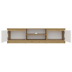 Tumba pentru TV TopEshop Malwa 140 (Artisan Oak/White) Thumb
