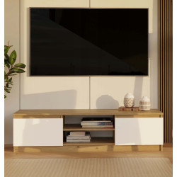 Tumba pentru TV TopEshop Malwa 140 (Artisan Oak/White) Thumb