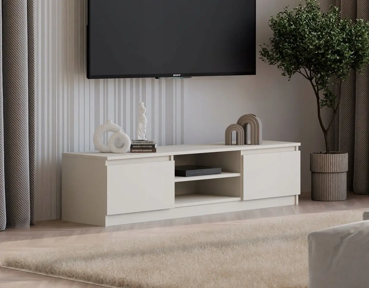 Tumba pentru TV TopEshop Malwa RTV 120 (Cashmere)