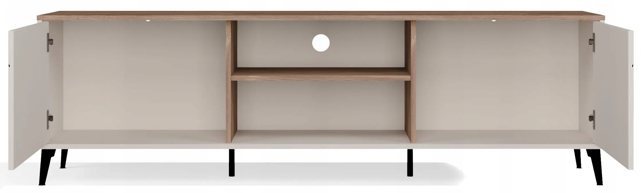 Тумба РТВ TopEshop Point 2D (Cashmere/Castello Oak) - 5