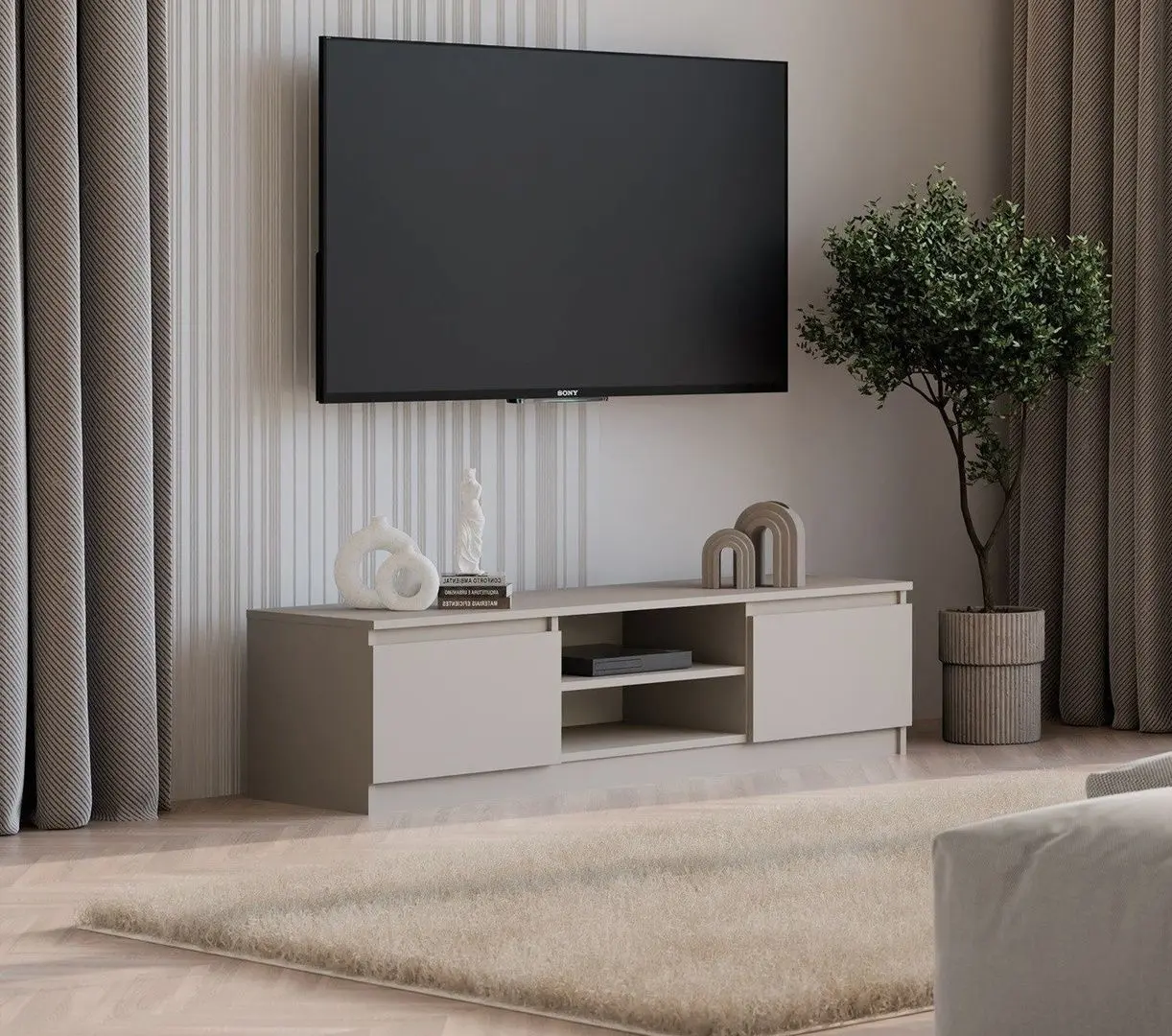 Tumba pentru TV TopEshop RTV 140 (Clay)