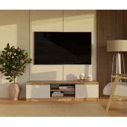 Tumba TopEshop Malwa RTV 140 (Artisan Oak/Cashmere)