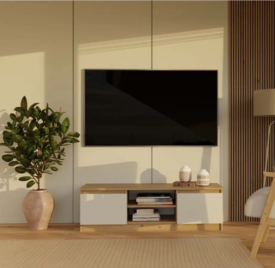 Tumba TopEshop RTV 120 Malwa (Artisan Oak/Cashmere)