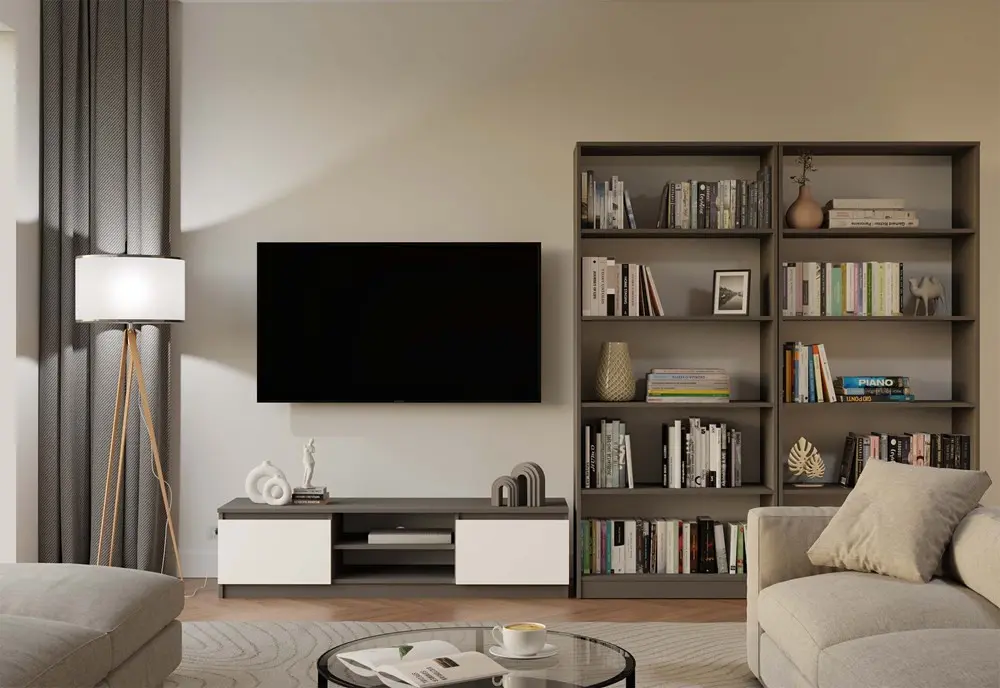 Tumba TopEshop RTV 140 Malwa (Anthracite/White) - 2