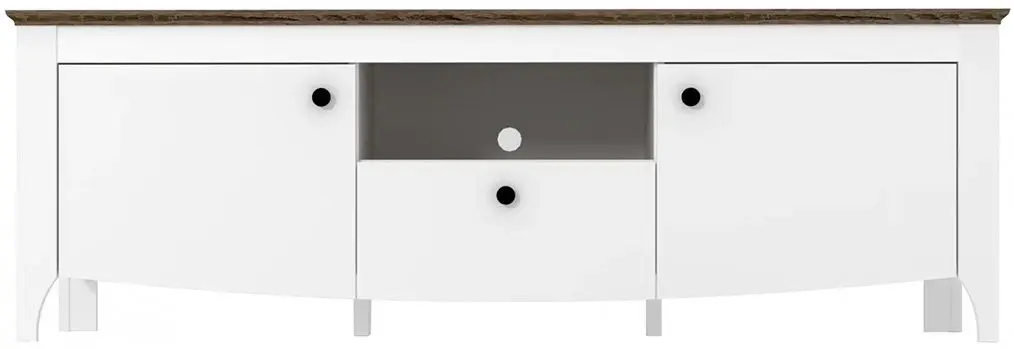 Tumba RTV Yasen Karina RTV2D1S (Nymphea Alba/Sonoma Oak Truffle)