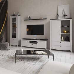 Tumba RTV Yasen Karina RTV2D1S (Nymphea Alba/Sonoma Oak Truffle) Thumb