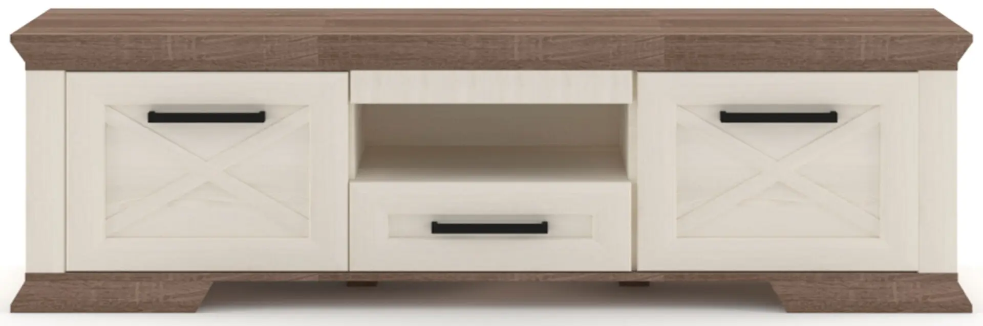 Tumba pentru TV Yasen Marsel RTV167 (Snow Ash/Sonoma Oak Truffle)