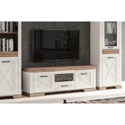 Tumba pentru TV Yasen Marsel RTV167 (Snow Ash/Sonoma Oak Truffle)