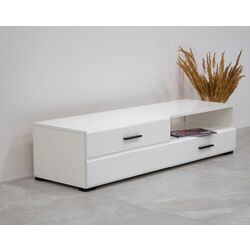 Tumba pentru TV Yasen Vusher RTV1D1SL (Nymphea Alba/White Gloss) Thumb
