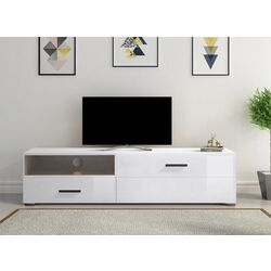 Tumba pentru TV Yasen Vusher RTV1D1SP (Nymphea Alba/White Gloss)