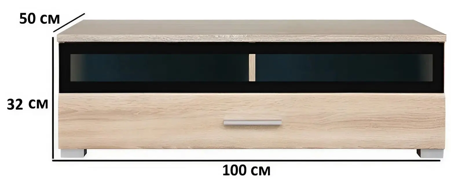 Tumba pentru TV Yasen Vusher RTV1SW (Sonoma Oak)