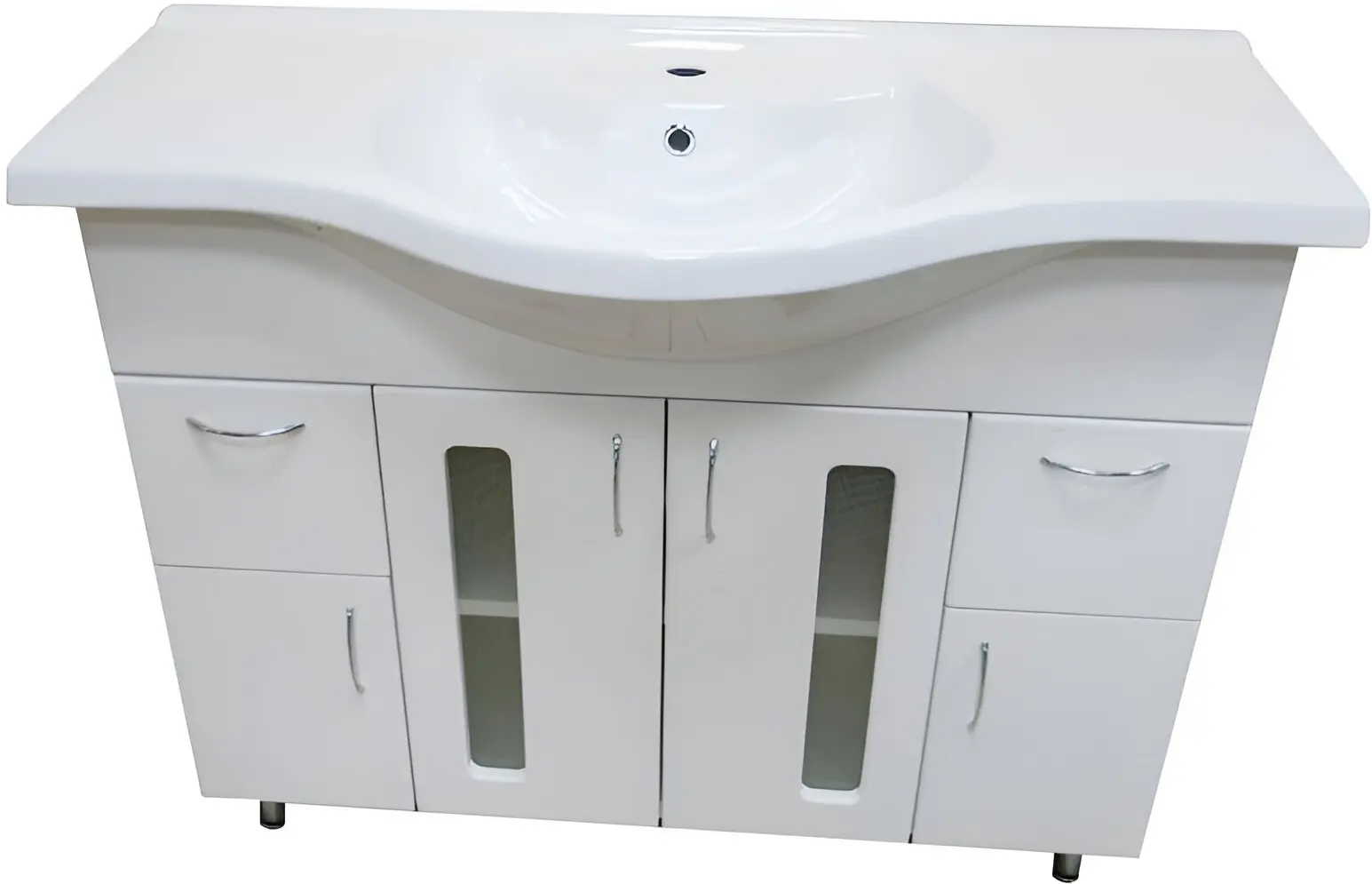 Набор тумбы с раковиной Aquaplus Clasic 100 (White)