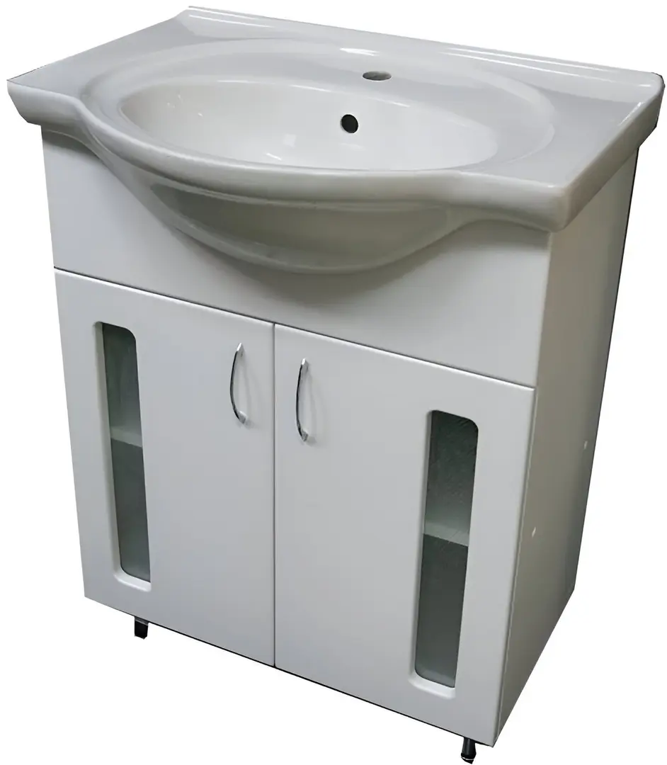 Набор тумбы с раковиной Aquaplus Clasic 65 (White)